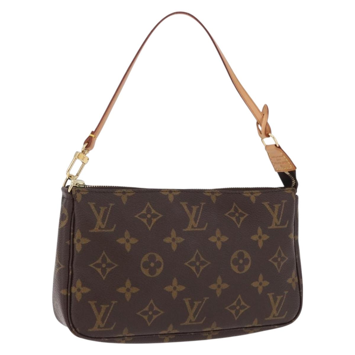 LOUIS VUITTON Monogram Pochette Accessoires Pouch M51980 LV Auth ki6849V