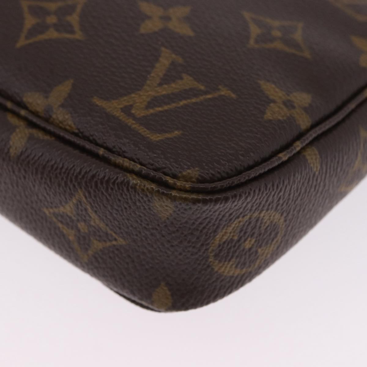 LOUIS VUITTON Monogram Pochette Accessoires Pouch M51980 LV Auth ki6849V