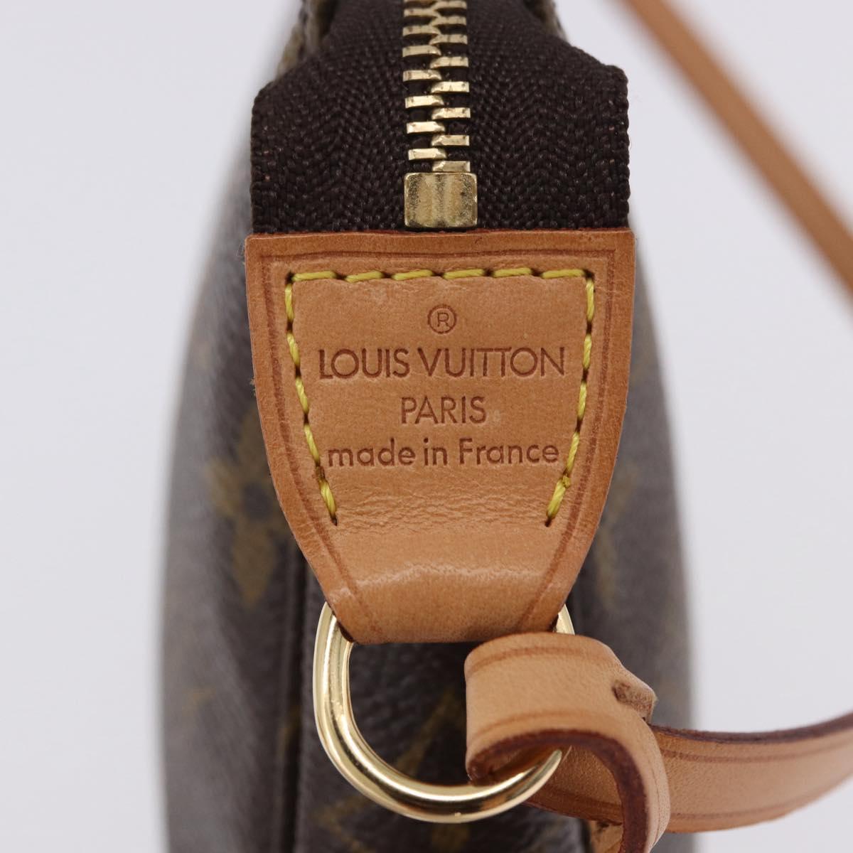 LOUIS VUITTON Monogram Pochette Accessoires Pouch M51980 LV Auth ki6849V