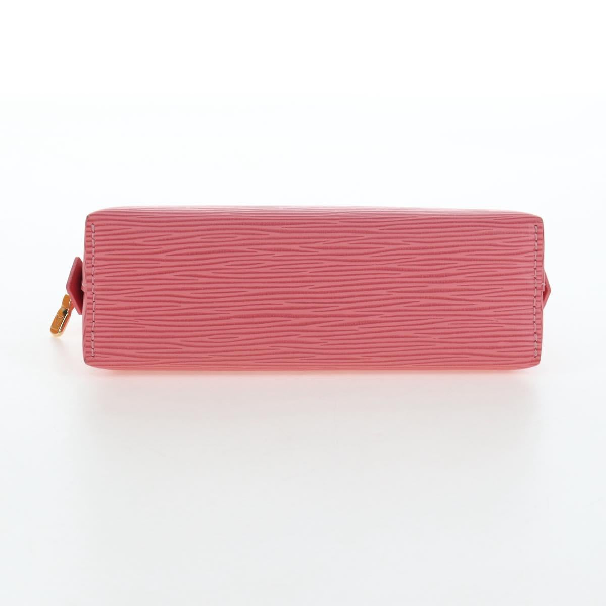 LOUIS VUITTON Epi Pochette Cosmetic PM Pouch Eugenie Pink M15198 LV Auth ki6851M