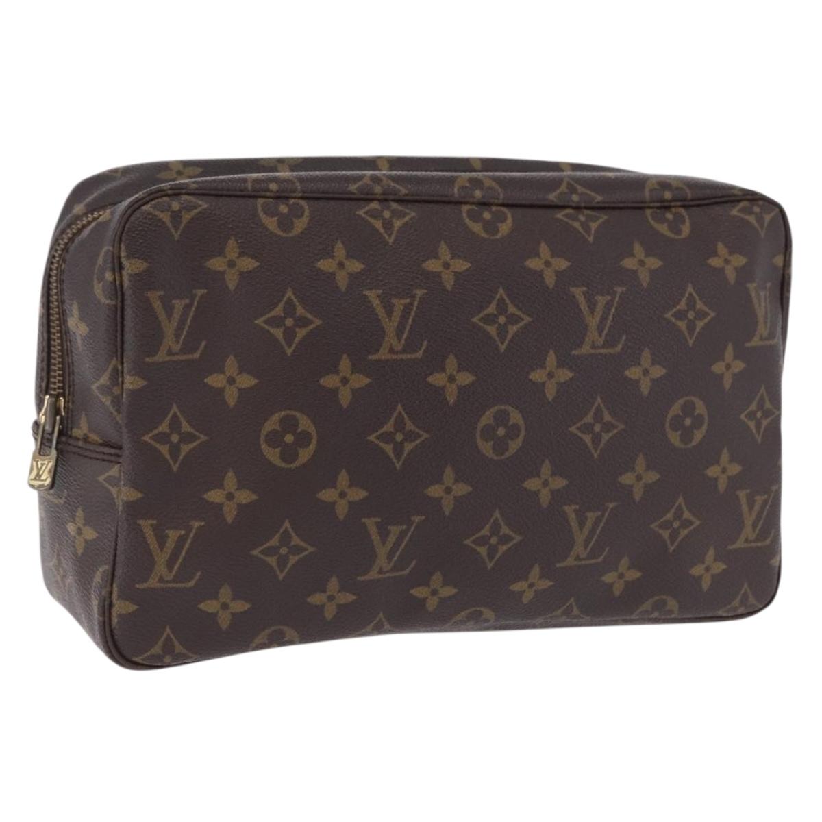 LOUIS VUITTON Monogram Trousse Toilette 28 Clutch Bag M47522 LV Auth ki6860