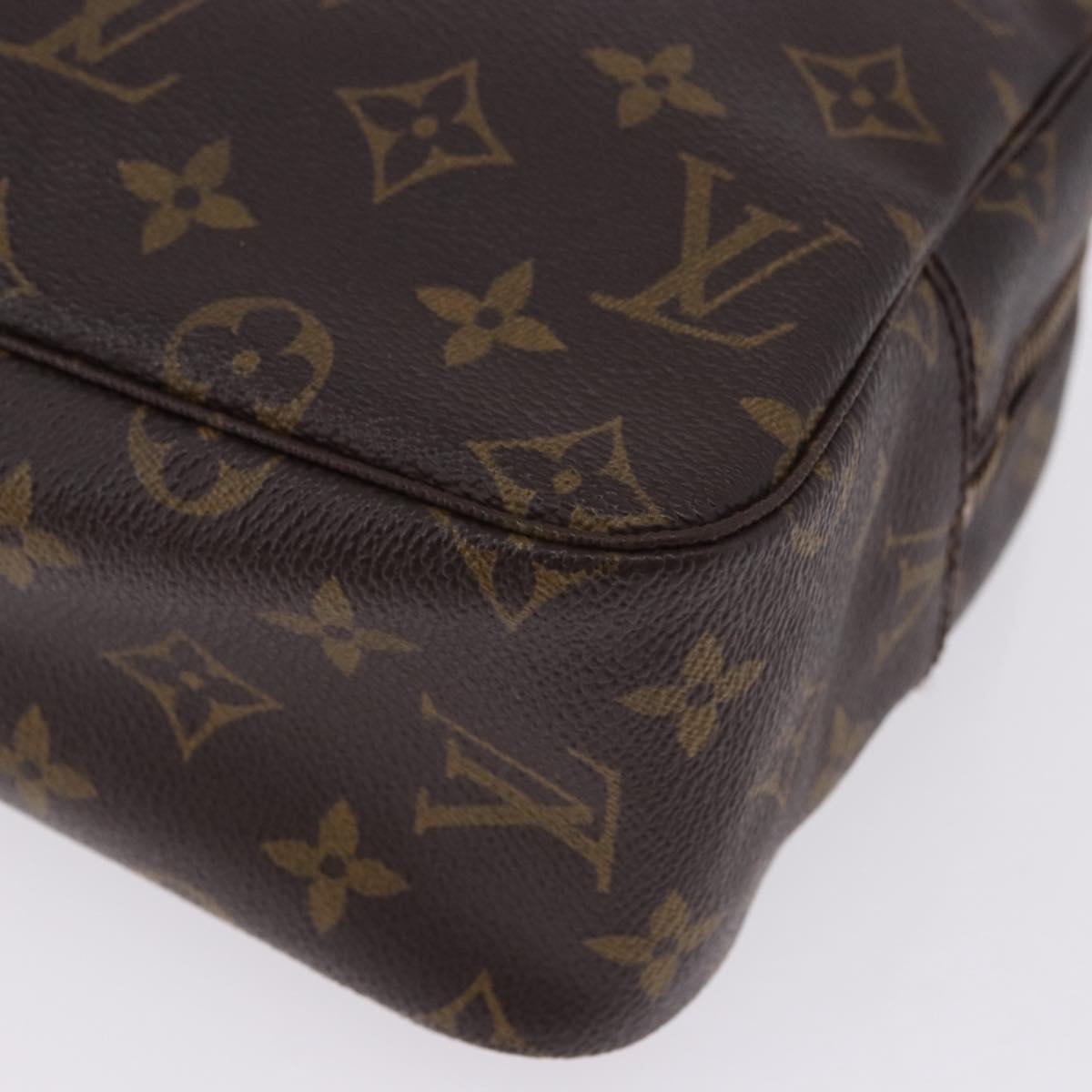 LOUIS VUITTON Monogram Trousse Toilette 28 Clutch Bag M47522 LV Auth ki6860