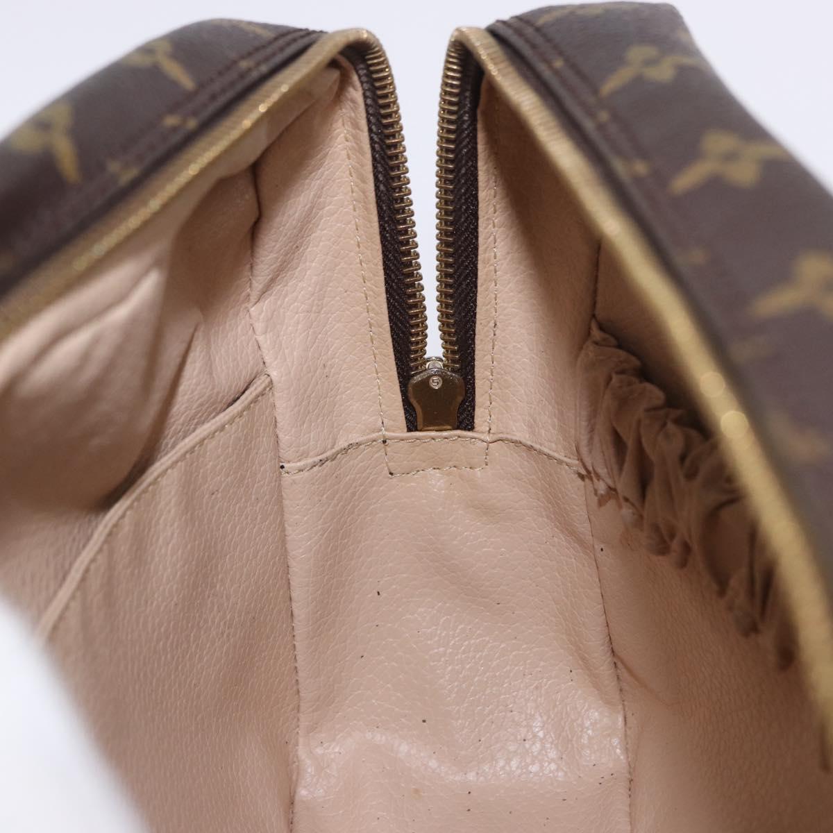 LOUIS VUITTON Monogram Trousse Toilette 28 Clutch Bag M47522 LV Auth ki6860