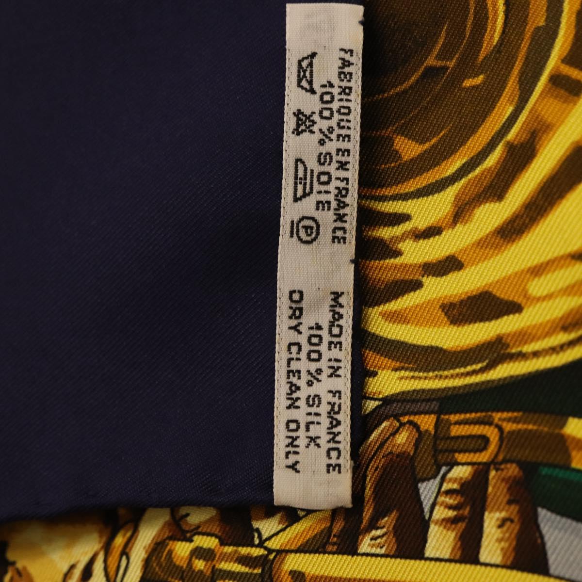 HERMES Carre 90 Scarf ""THE ORIGINAL NEWOREANS CREOLE JAZZ 1923"" Auth ki6870M