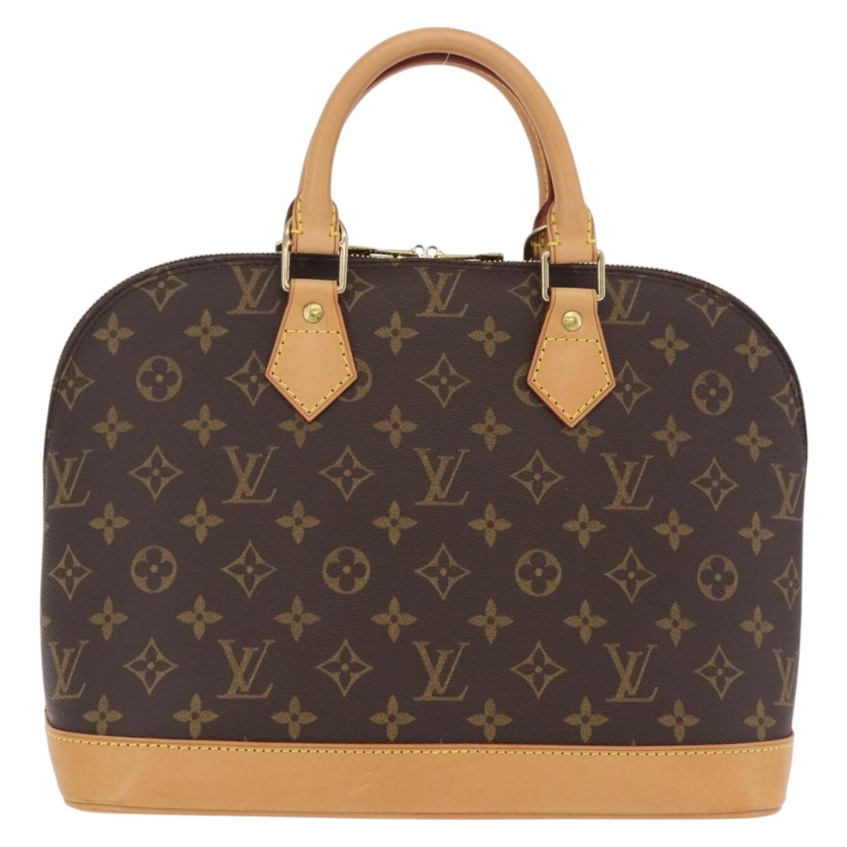 LOUIS VUITTON Monogram Alma Hand Bag M51130 LV Auth ki6879V