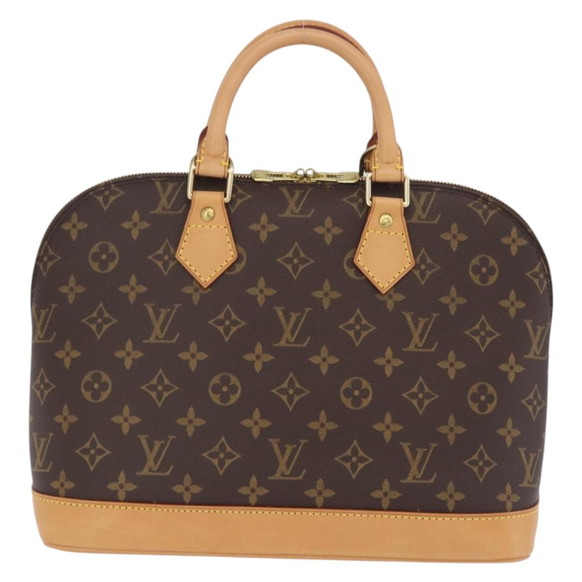 LOUIS VUITTON Monogram Alma Hand Bag M51130 LV Auth ki6879V