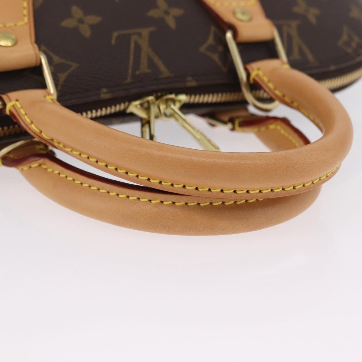 LOUIS VUITTON Monogram Alma Hand Bag M51130 LV Auth ki6879V