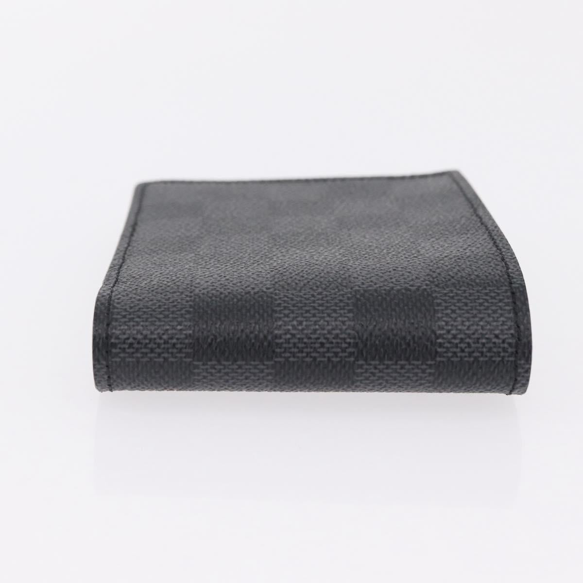 LOUIS VUITTON Damier Graphite Portefeuille Multripru Wallet N63258 Auth ki6882V