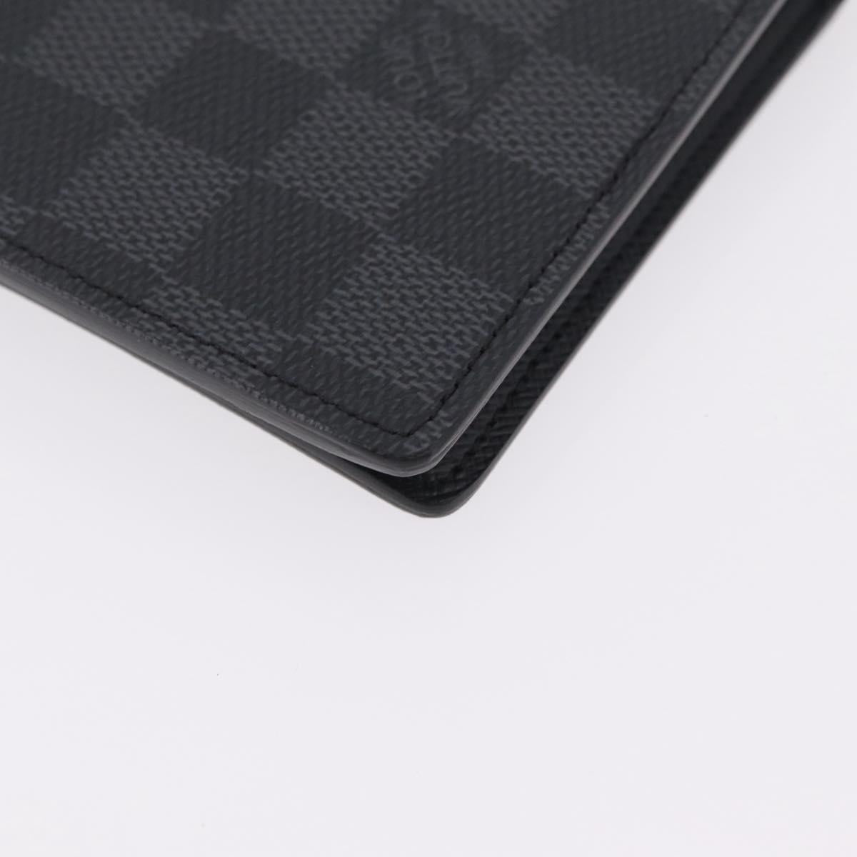 LOUIS VUITTON Damier Graphite Portefeuille Multripru Wallet N63258 Auth ki6882V