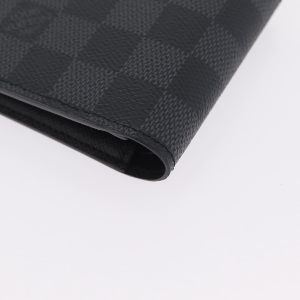 LOUIS VUITTON Damier Graphite Portefeuille Multripru Wallet N63258 Auth ki6882V