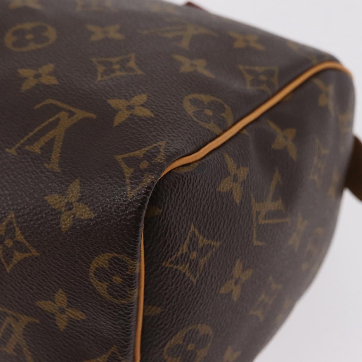 LOUIS VUITTON Monogram Speedy 25 Hand Bag M41528 LV Auth ki6892V