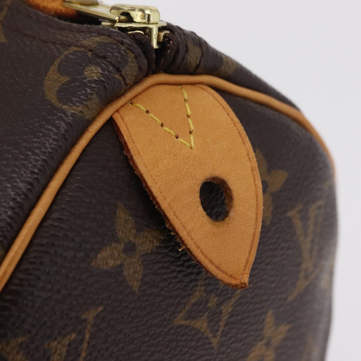 LOUIS VUITTON Monogram Speedy 25 Hand Bag M41528 LV Auth ki6892V