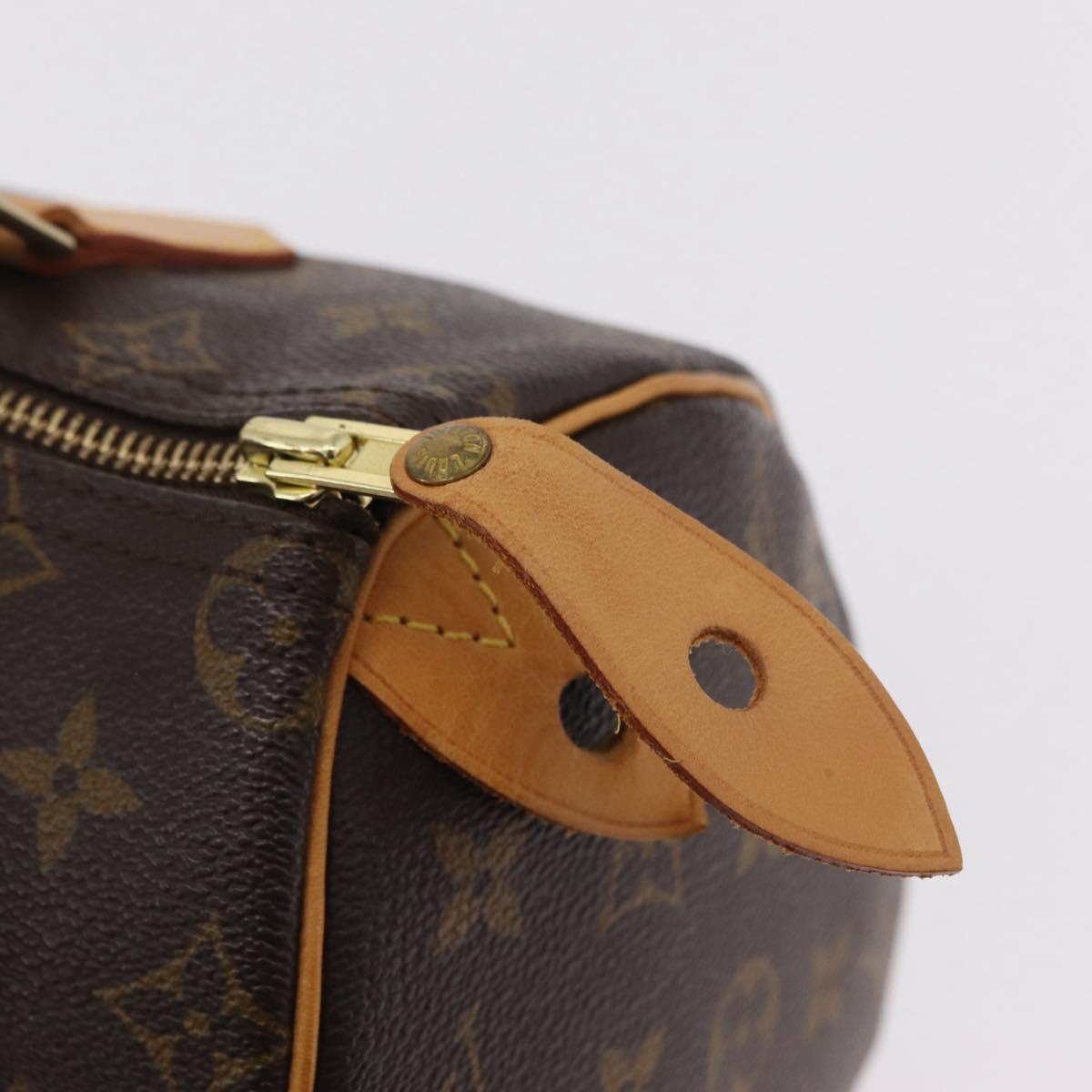 LOUIS VUITTON Monogram Speedy 25 Hand Bag M41528 LV Auth ki6892V