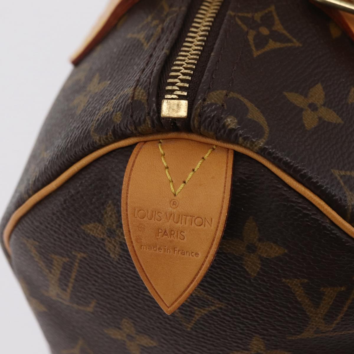 LOUIS VUITTON Monogram Speedy 25 Hand Bag M41528 LV Auth ki6892V