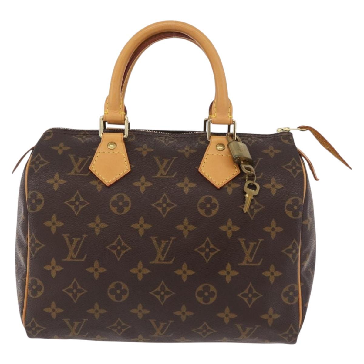 LOUIS VUITTON Monogram Speedy 25 Hand Bag M41528 LV Auth ki6892V