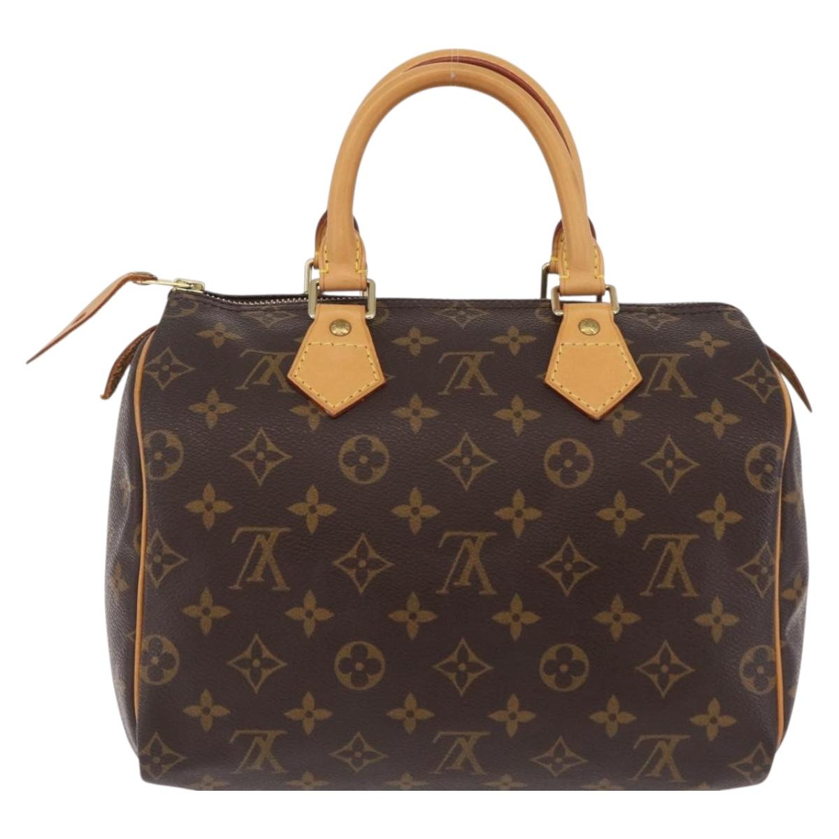 LOUIS VUITTON Monogram Speedy 25 Hand Bag M41528 LV Auth ki6892V