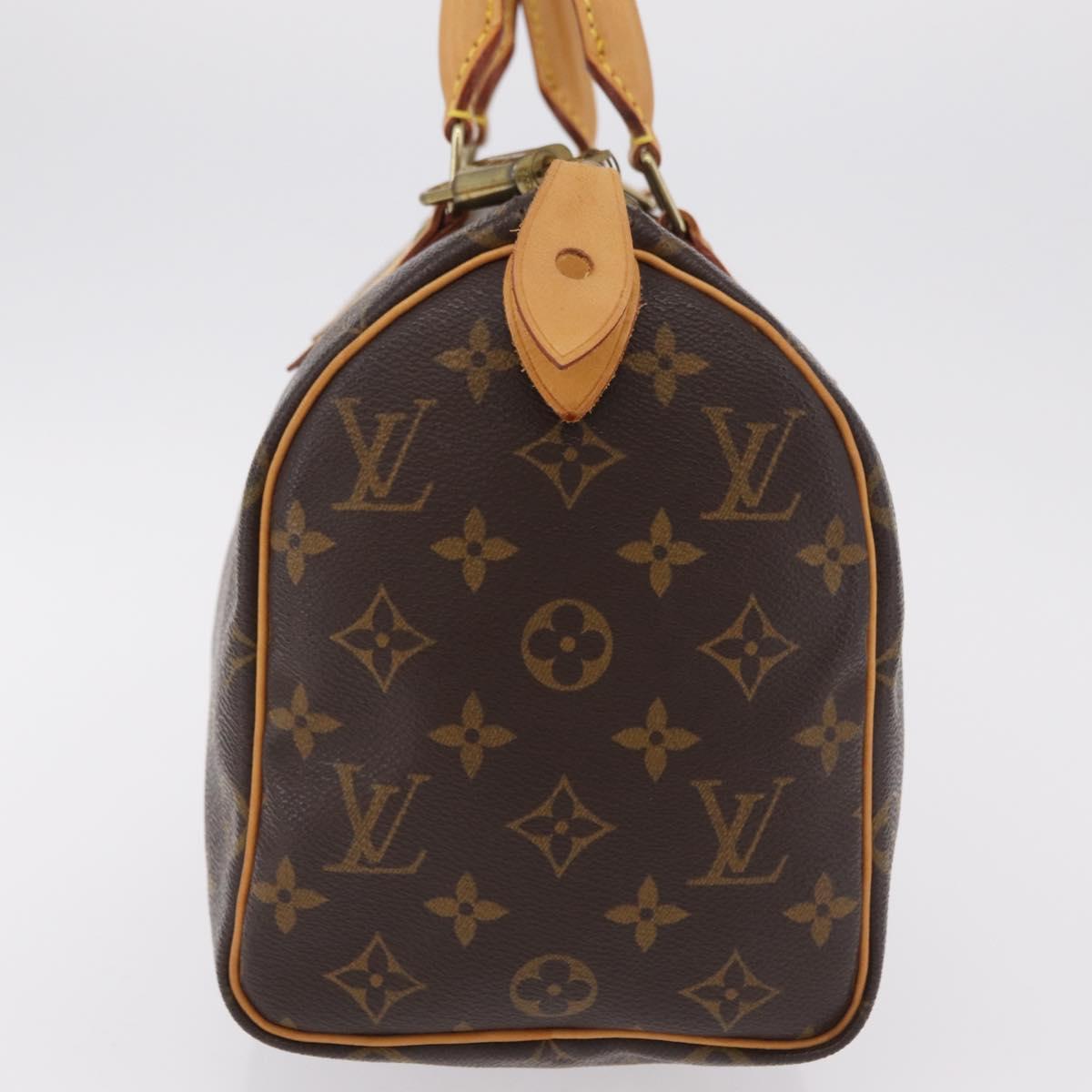 LOUIS VUITTON Monogram Speedy 25 Hand Bag M41528 LV Auth ki6892V