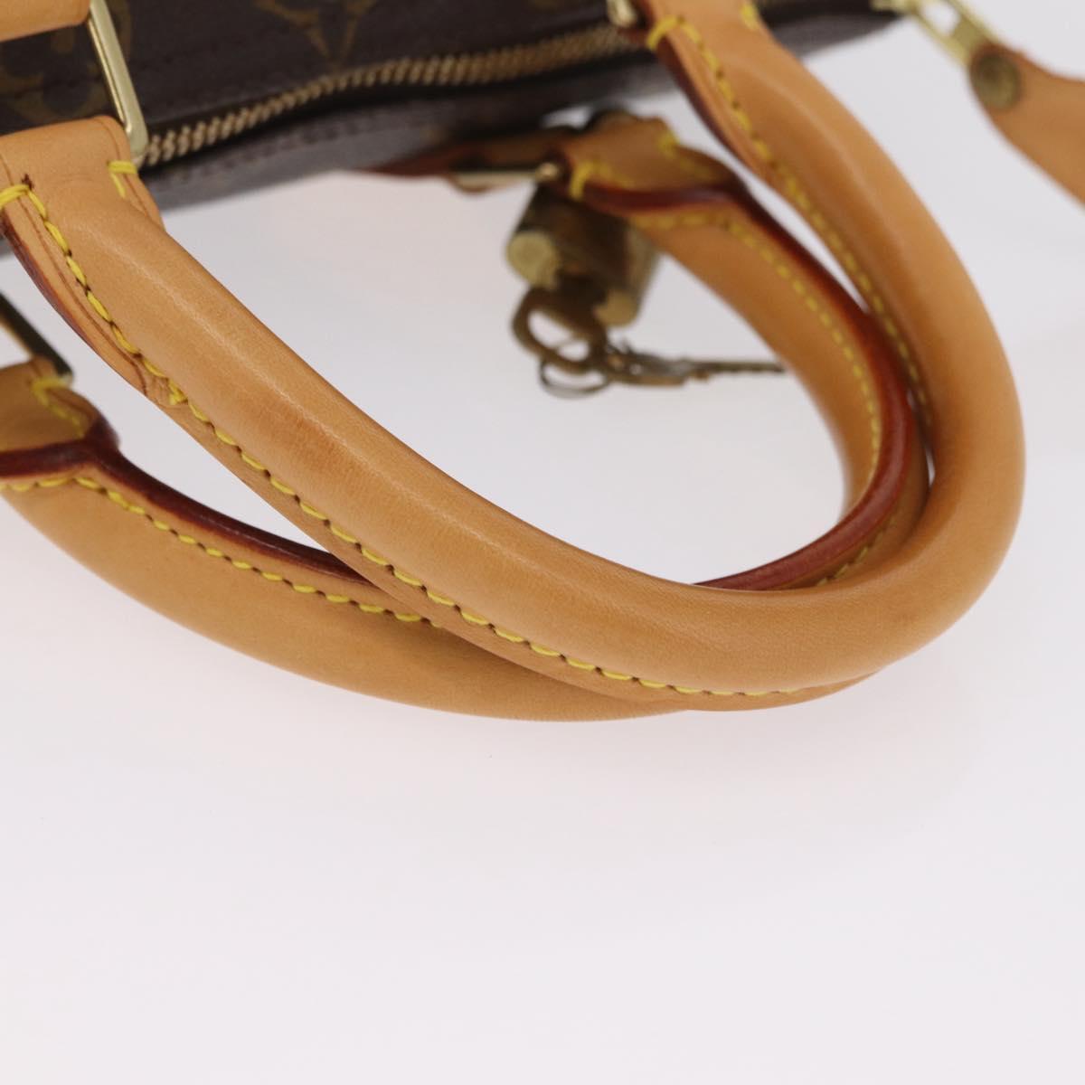 LOUIS VUITTON Monogram Speedy 25 Hand Bag M41528 LV Auth ki6892V