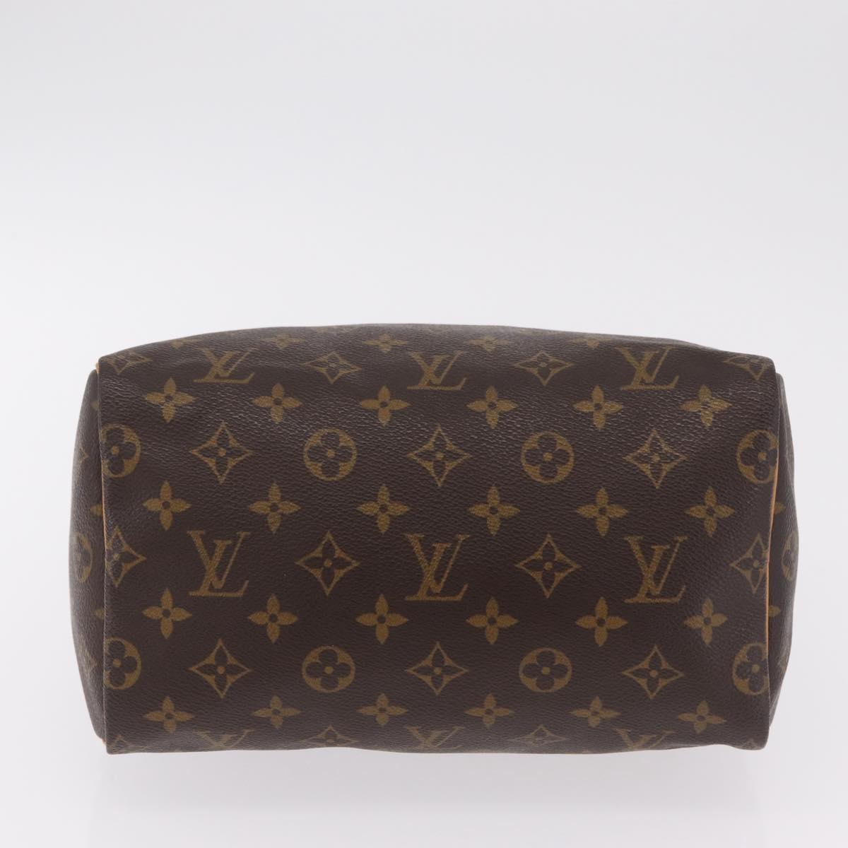 LOUIS VUITTON Monogram Speedy 25 Hand Bag M41528 LV Auth ki6892V