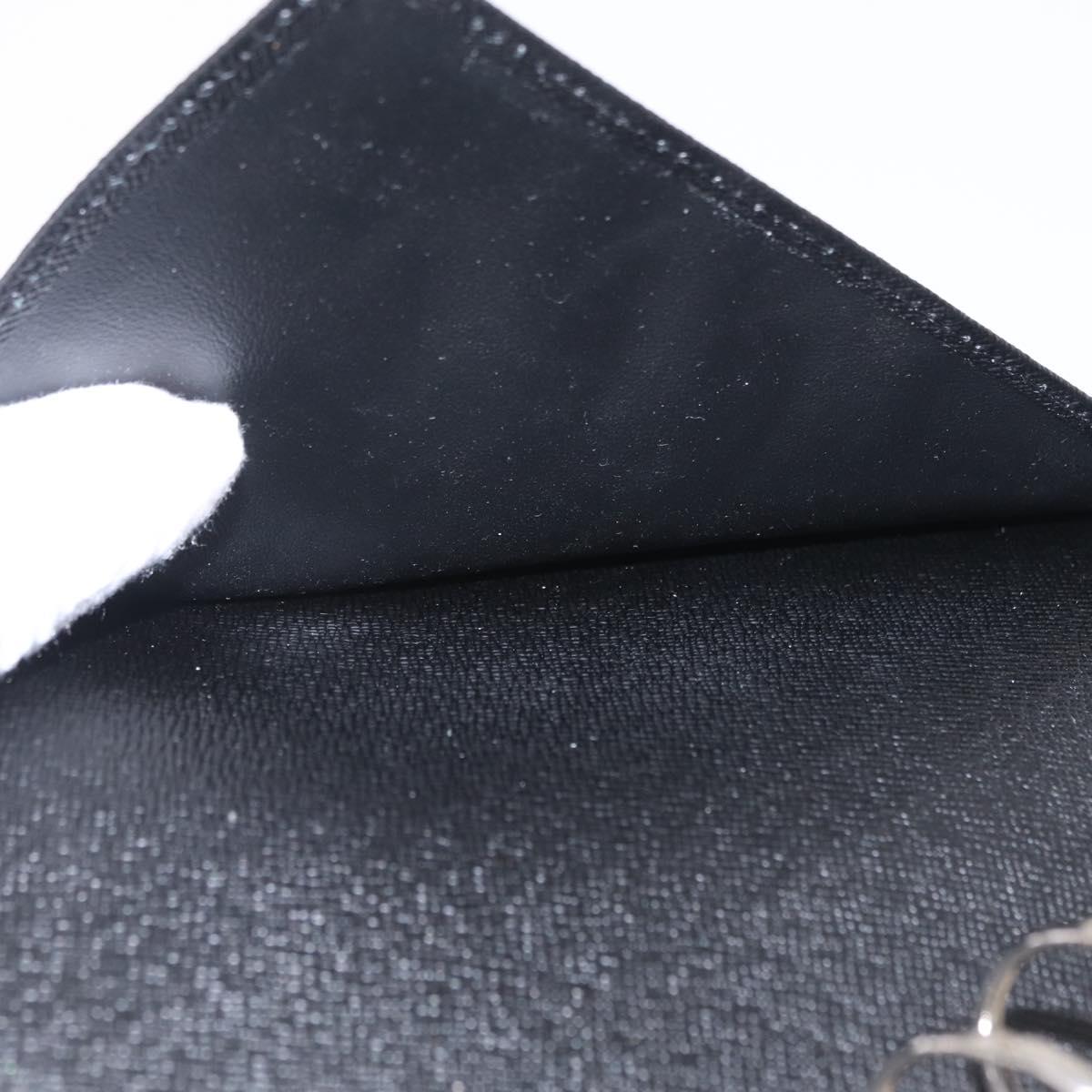 LOUIS VUITTON Epi Agenda MM Day Planner Cover Black R20042 LV Auth ki6894