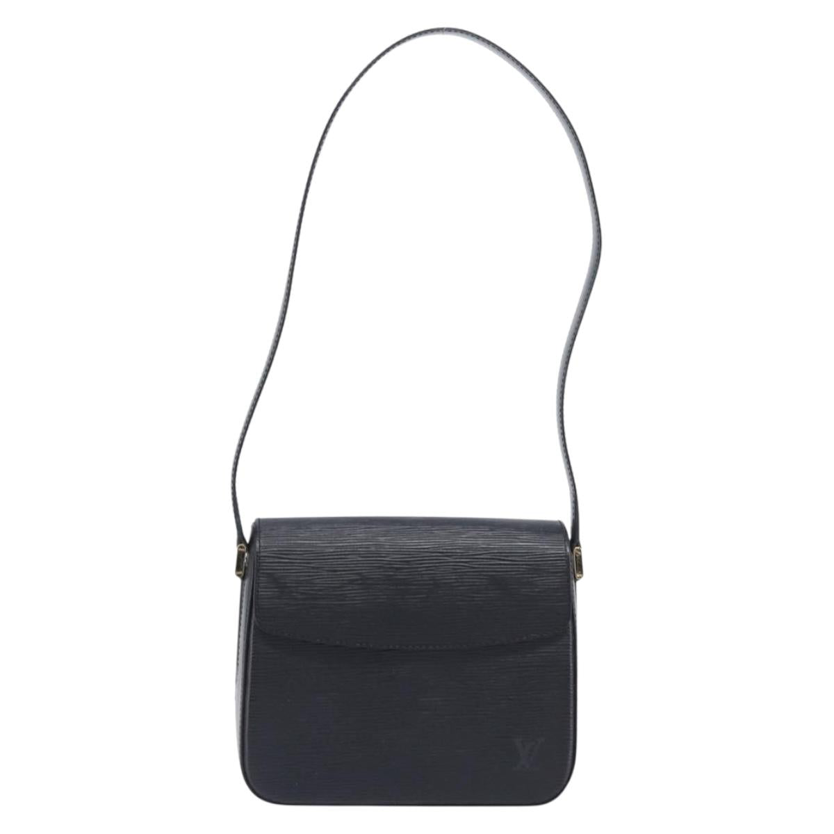 LOUIS VUITTON Epi Bushi Shoulder Bag Black M52202 LV Auth ki6902V