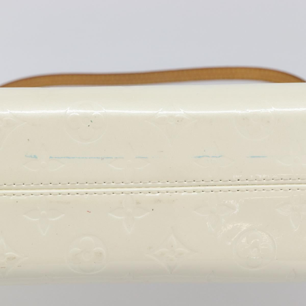 LOUIS VUITTON Monogram Vernis Roxbury Drive Bag 2way Perle M91374 Auth ki6906A