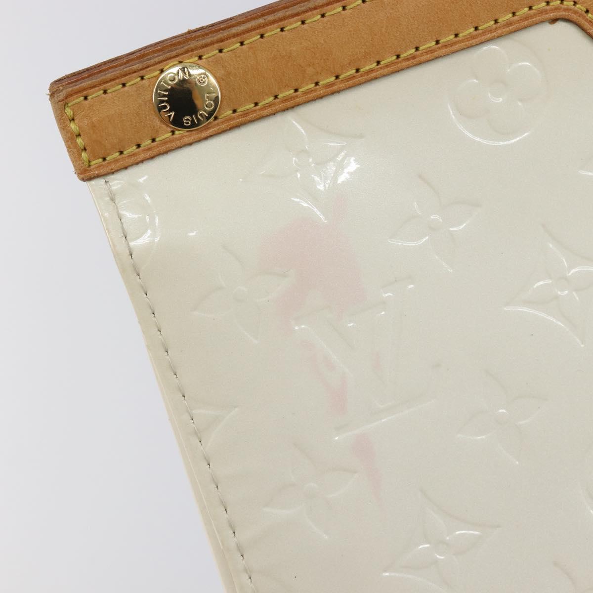 LOUIS VUITTON Monogram Vernis Roxbury Drive Bag 2way Perle M91374 Auth ki6906A