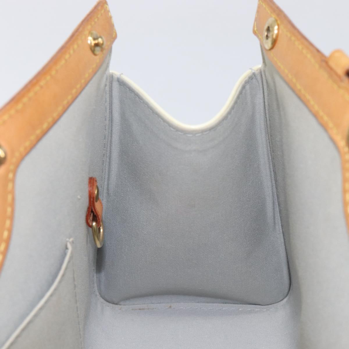 LOUIS VUITTON Monogram Vernis Roxbury Drive Bag 2way Perle M91374 Auth ki6906A