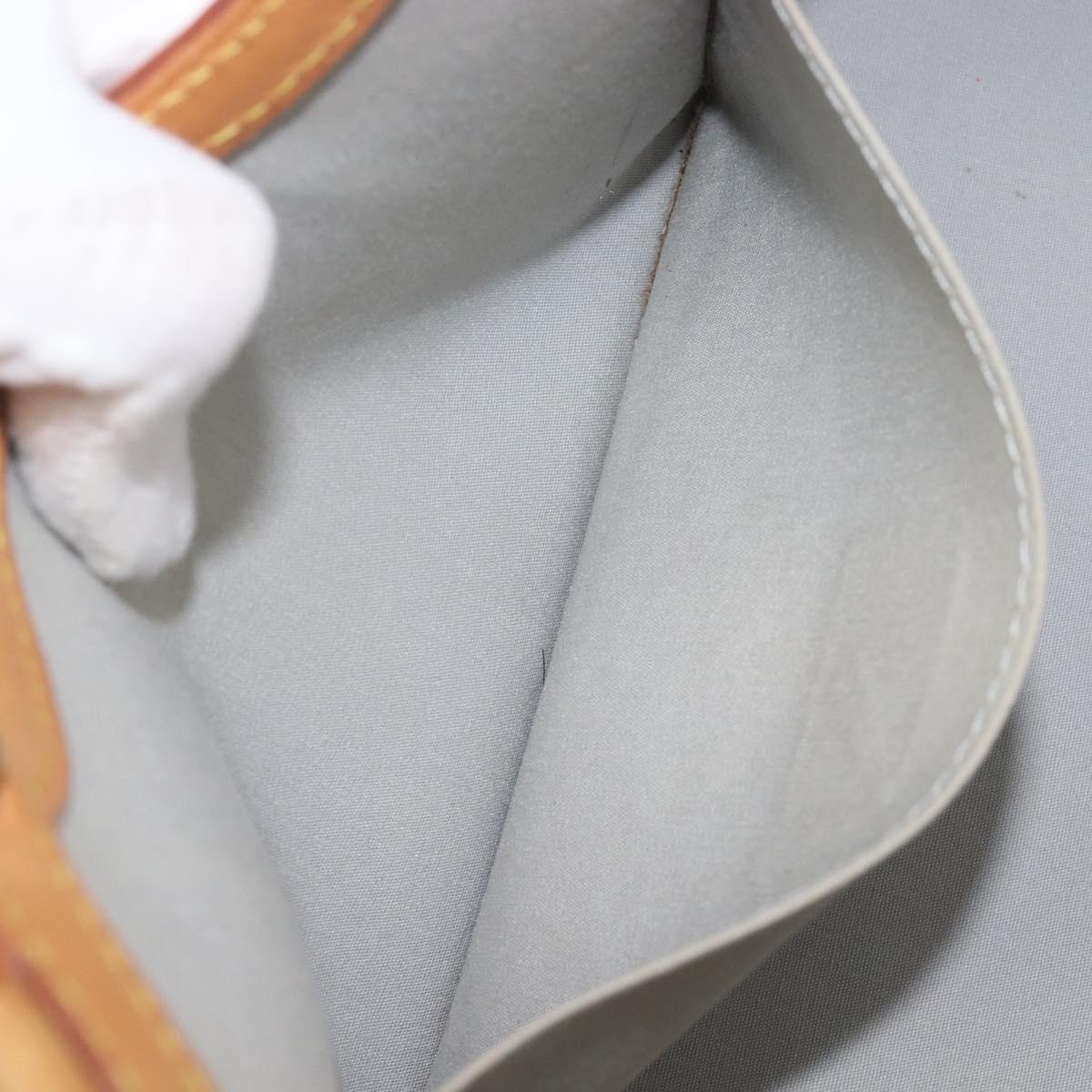 LOUIS VUITTON Monogram Vernis Roxbury Drive Bag 2way Perle M91374 Auth ki6906A