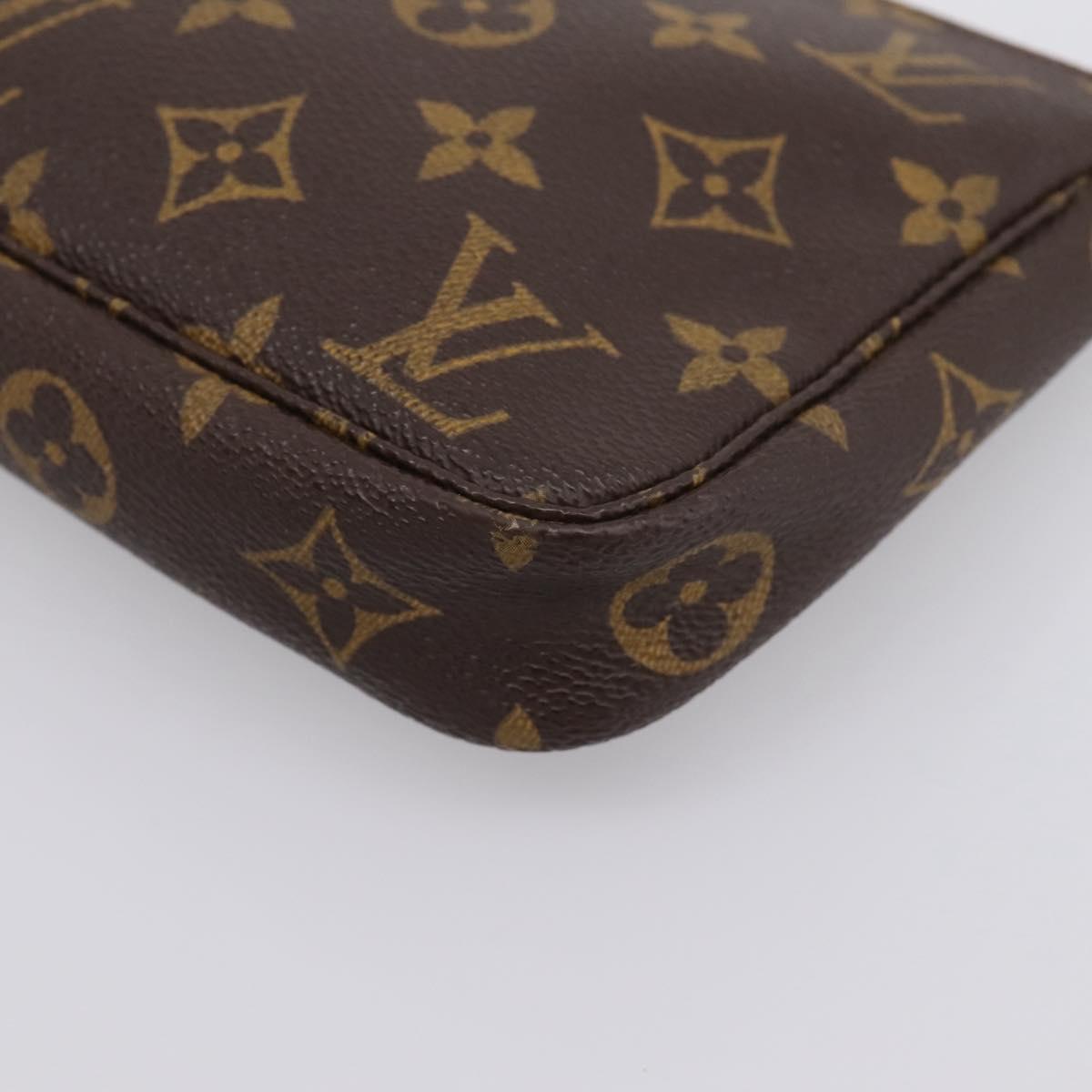 LOUIS VUITTON Monogram Pochette Accessoires Pouch M51980 LV Auth ki6907