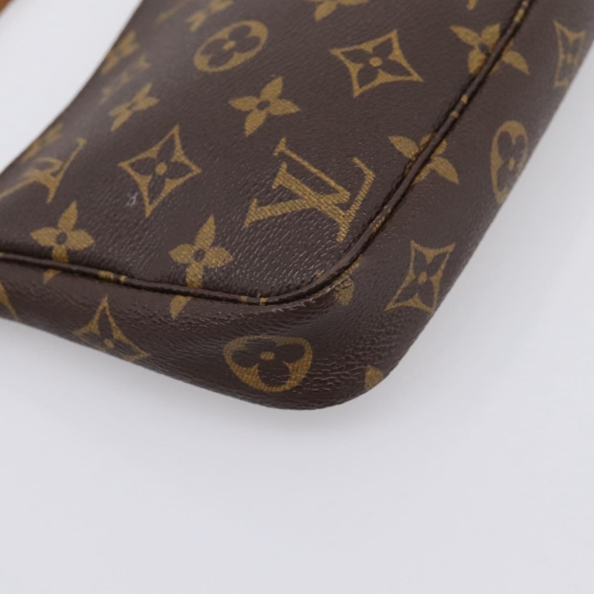 LOUIS VUITTON Monogram Pochette Accessoires Pouch M51980 LV Auth ki6907