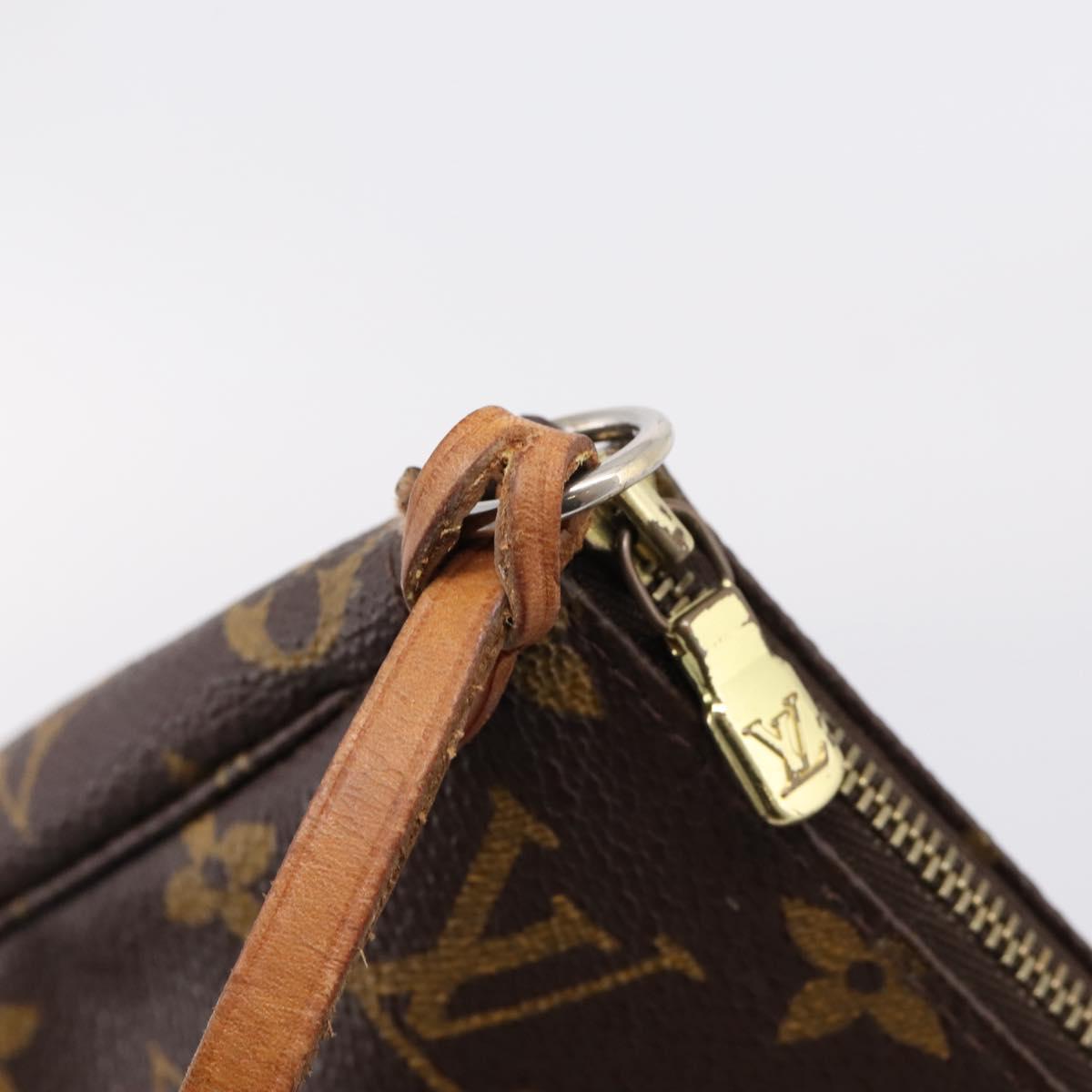 LOUIS VUITTON Monogram Pochette Accessoires Pouch M51980 LV Auth ki6907