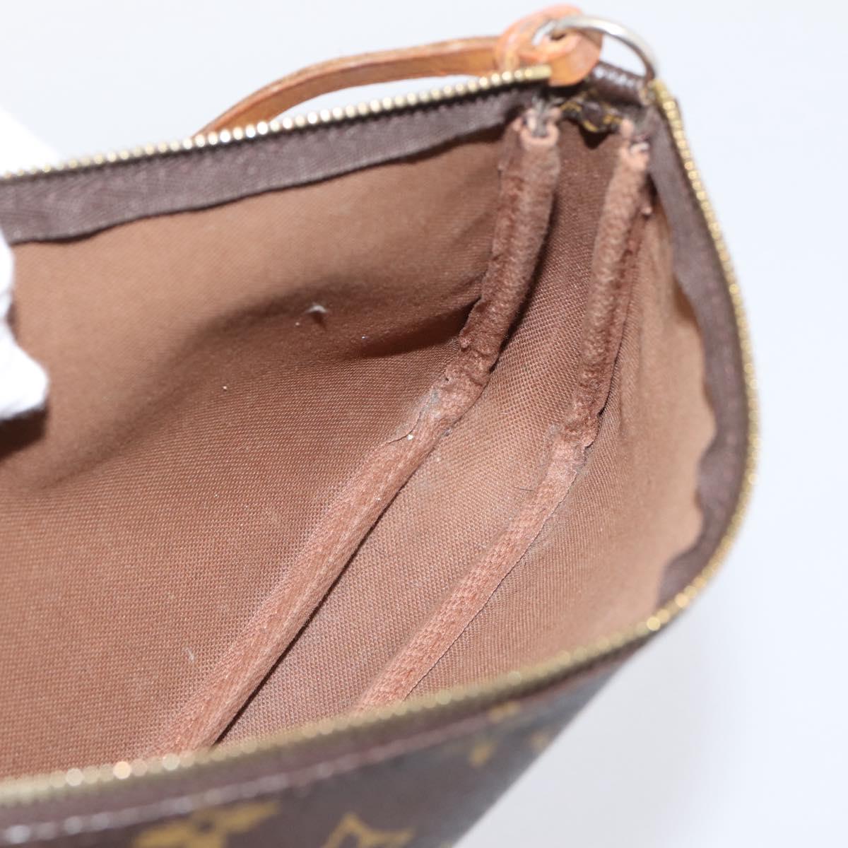 LOUIS VUITTON Monogram Pochette Accessoires Pouch M51980 LV Auth ki6907