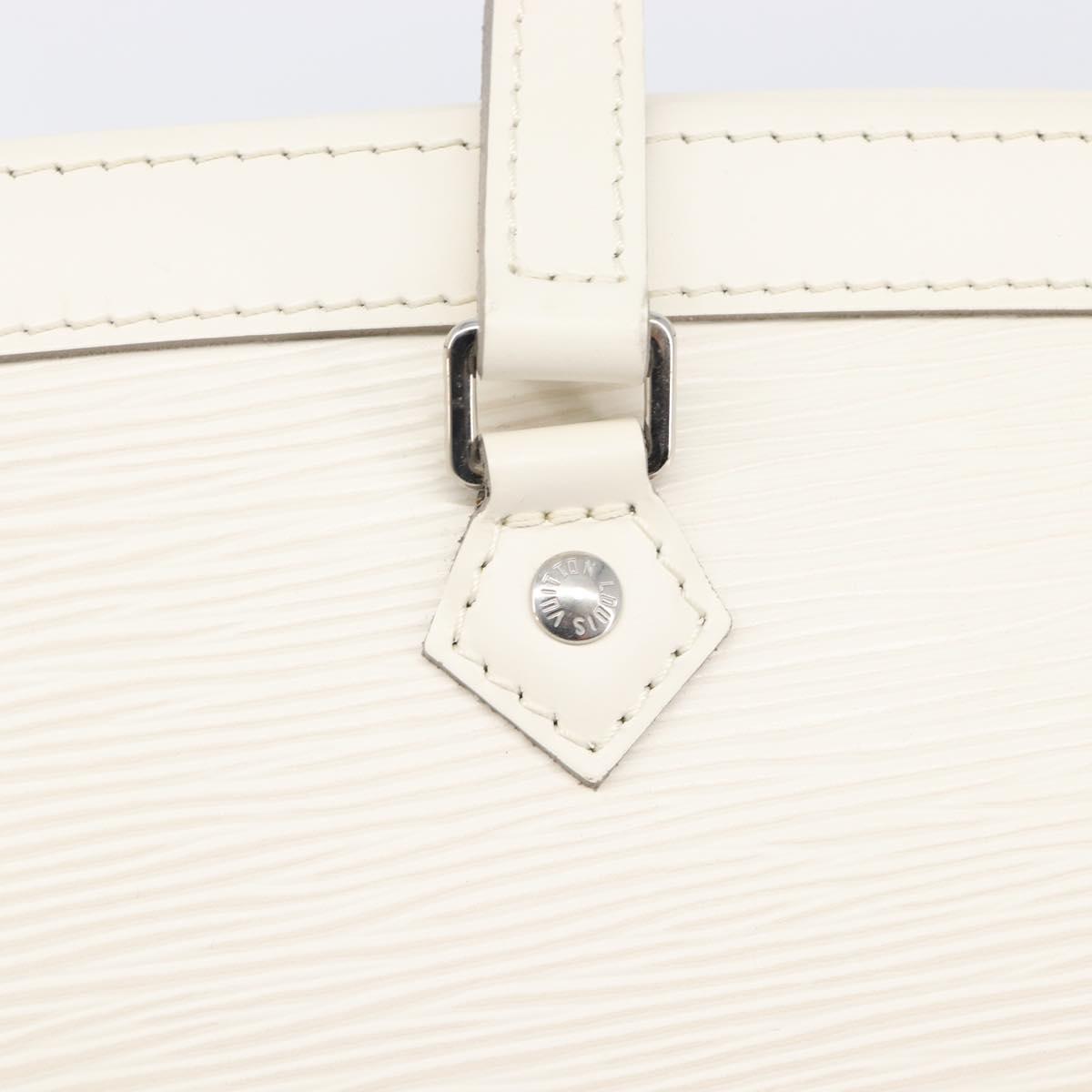LOUIS VUITTON Epi Madeleine GM Hand Bag White M5934J LV Auth ki6910M