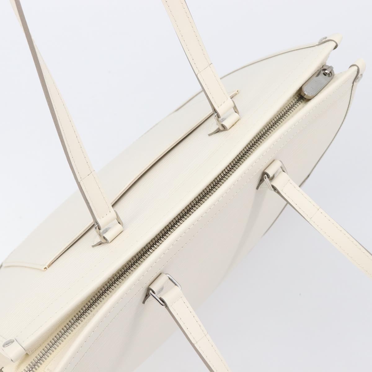 LOUIS VUITTON Epi Madeleine GM Hand Bag White M5934J LV Auth ki6910M