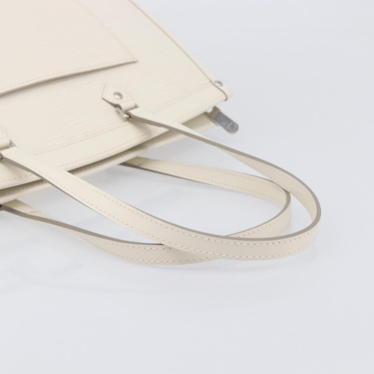 LOUIS VUITTON Epi Madeleine GM Hand Bag White M5934J LV Auth ki6910M