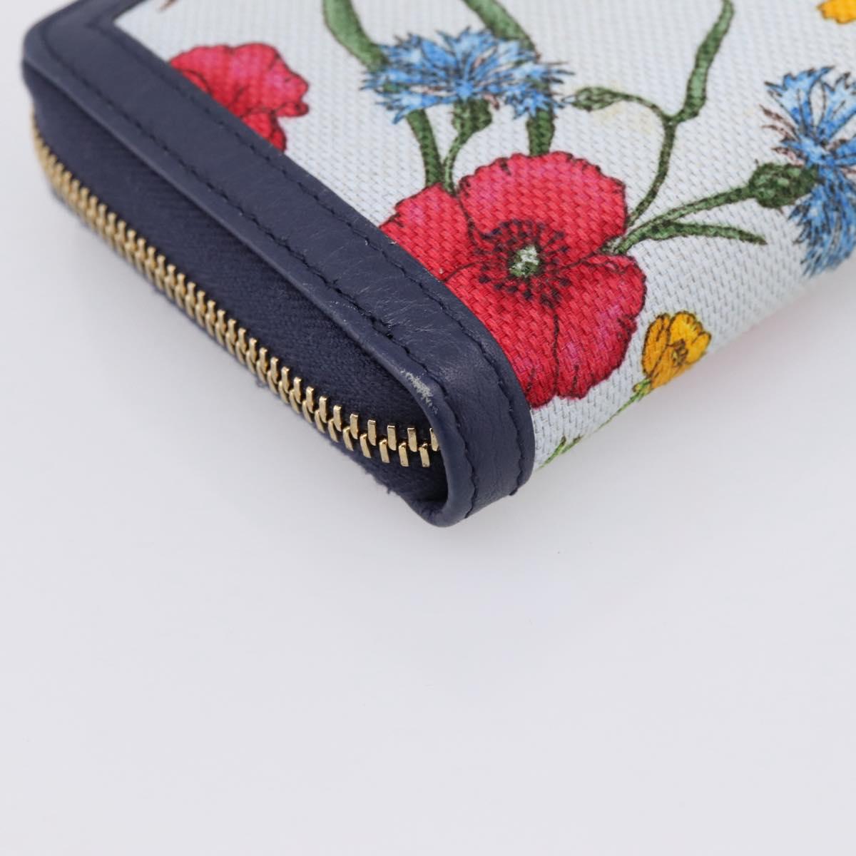 GUCCI Japan's 50th Anniversary Flower Pattern Wallet Canvas 356708 Auth ki6912M