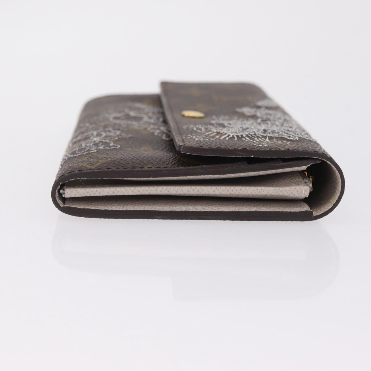 LOUIS VUITTON Monogram Dentelle Portefeiulle Sarah Wallet M95390 LV Auth ki6932M