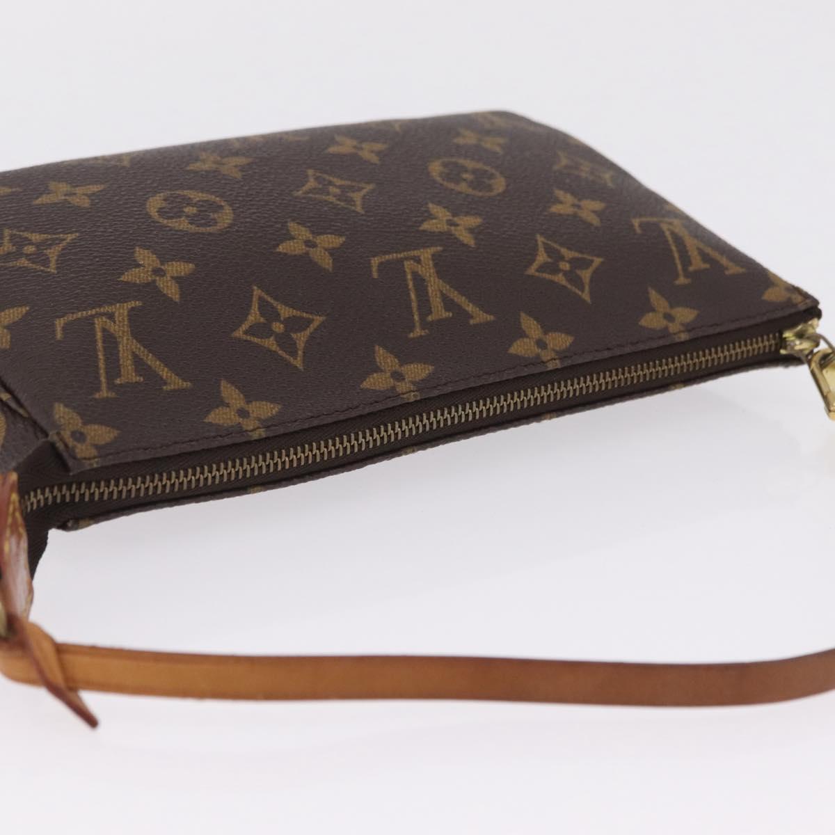 LOUIS VUITTON Monogram Pochette Accessoires Pouch M51980 LV Auth ki6933