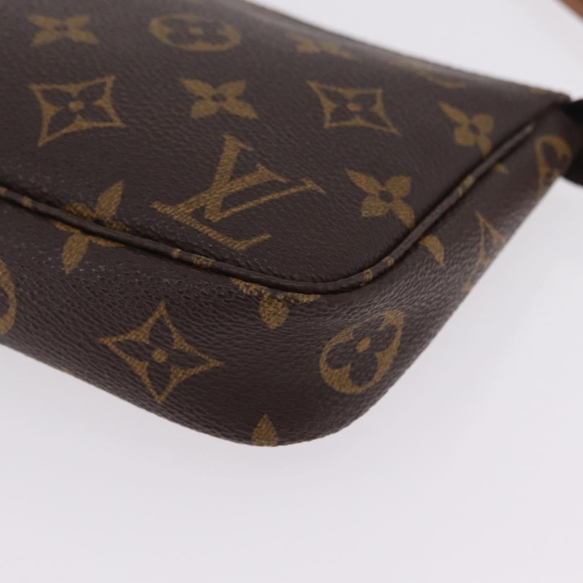LOUIS VUITTON Monogram Pochette Accessoires Pouch M51980 LV Auth ki6933