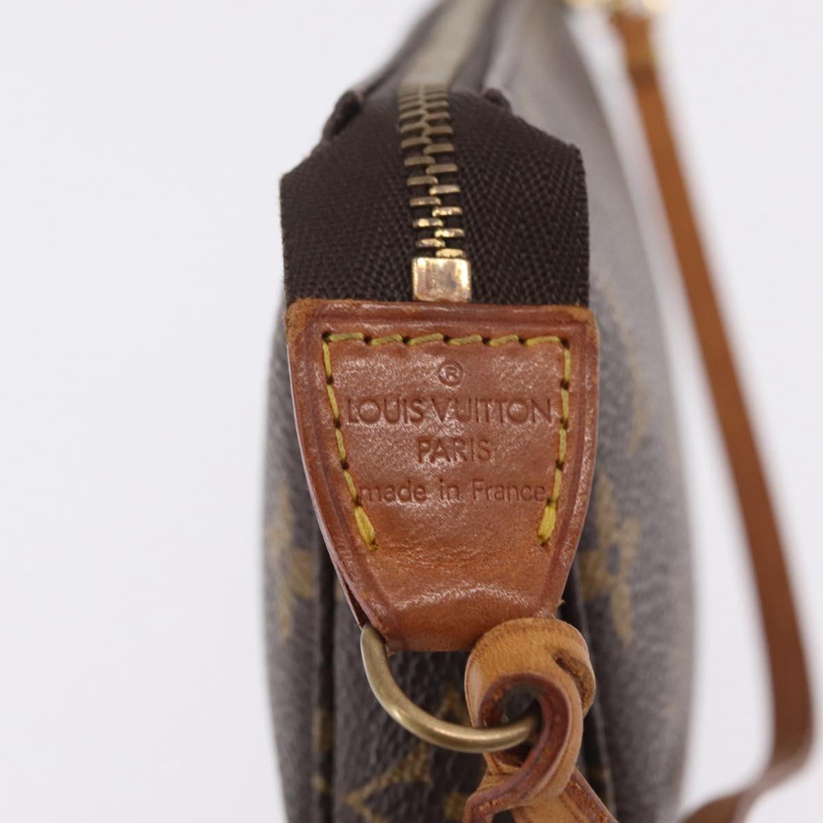 LOUIS VUITTON Monogram Pochette Accessoires Pouch M51980 LV Auth ki6933