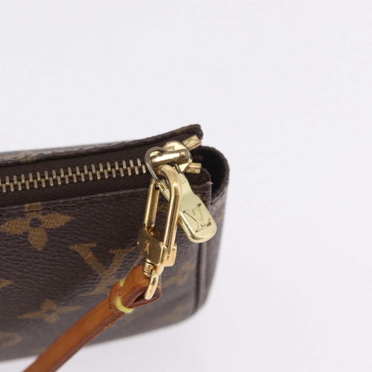 LOUIS VUITTON Monogram Pochette Accessoires Pouch M51980 LV Auth ki6933