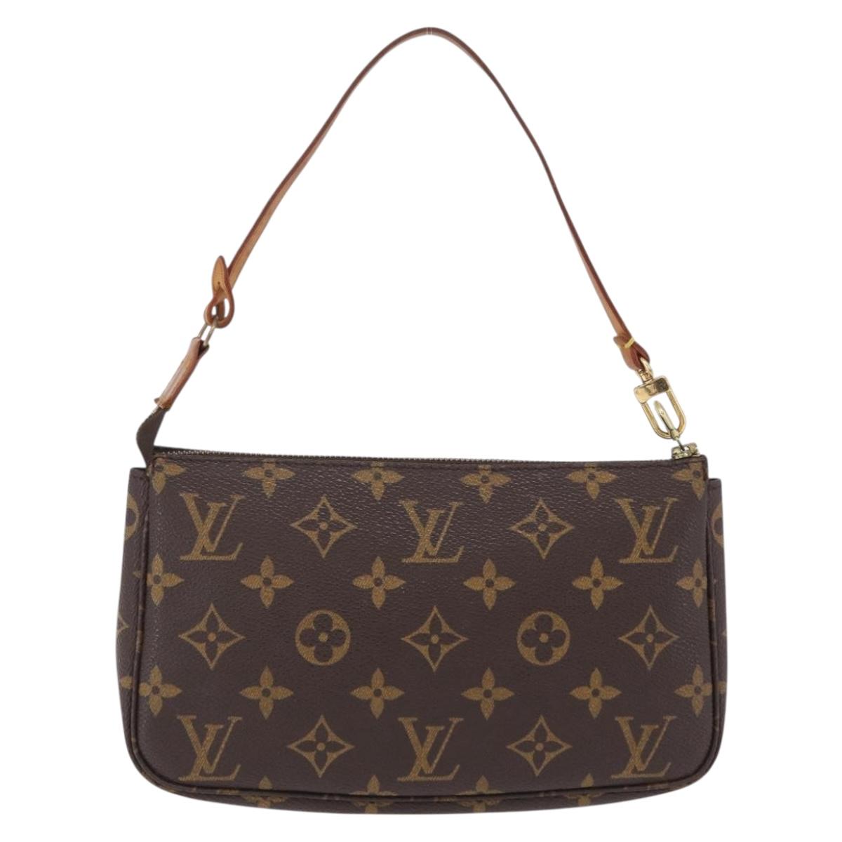 LOUIS VUITTON Monogram Pochette Accessoires Pouch M51980 LV Auth ki6933