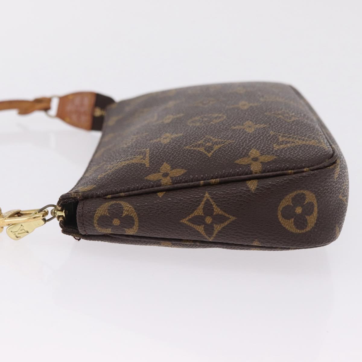 LOUIS VUITTON Monogram Pochette Accessoires Pouch M51980 LV Auth ki6933