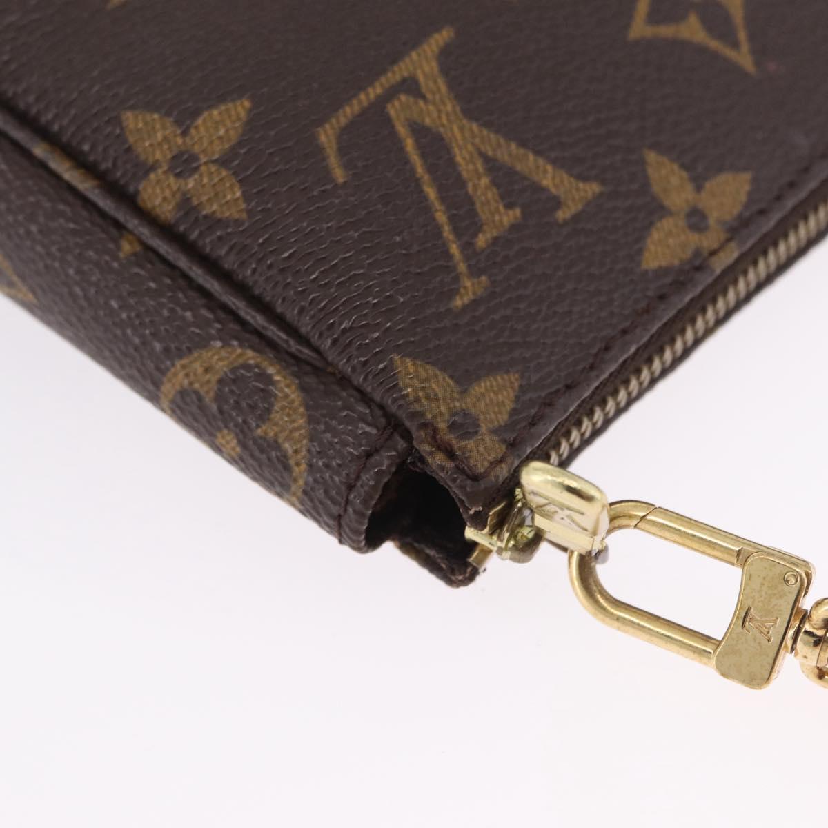 LOUIS VUITTON Monogram Pochette Accessoires Pouch M51980 LV Auth ki6933