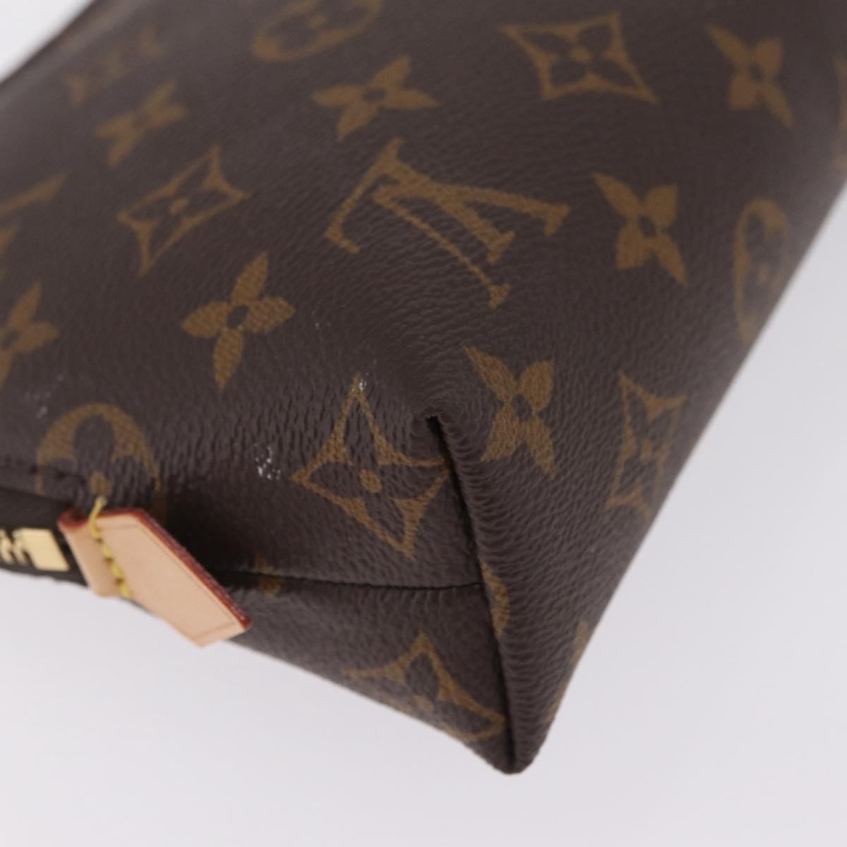 LOUIS VUITTON Monogram Pochette Cosmetic GM Cosmetic Pouch M47353 Auth ki6936V