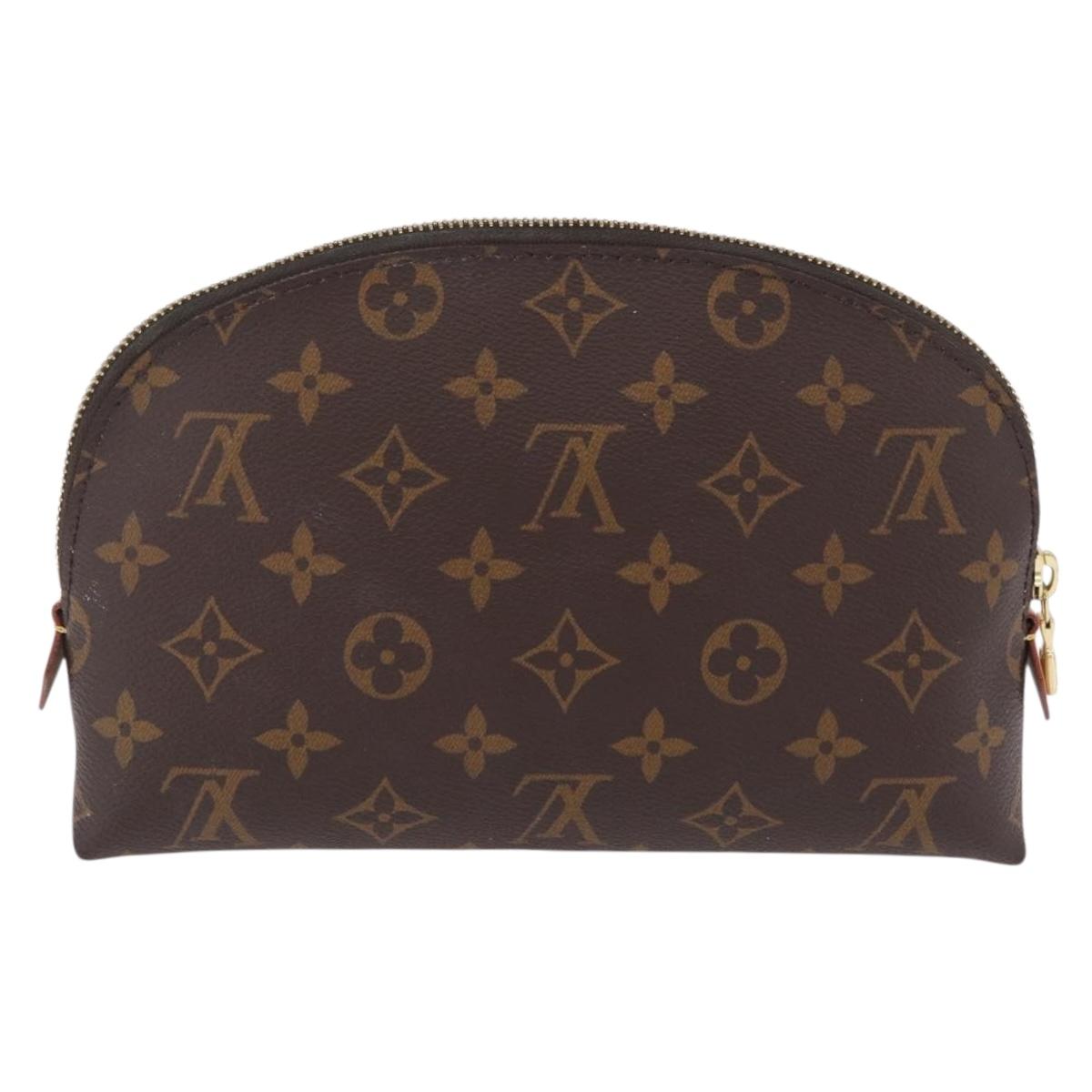 LOUIS VUITTON Monogram Pochette Cosmetic GM Cosmetic Pouch M47353 Auth ki6936V