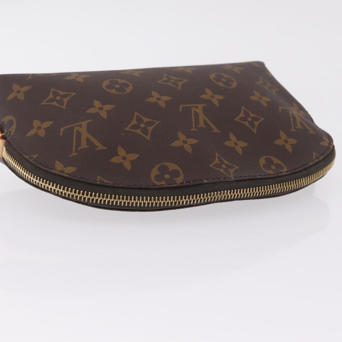 LOUIS VUITTON Monogram Pochette Cosmetic GM Cosmetic Pouch M47353 Auth ki6936V