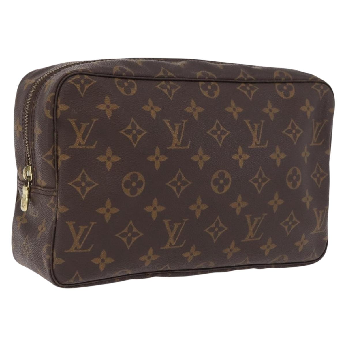 LOUIS VUITTON Monogram Trousse Toilette 28 Clutch Bag M47522 LV Auth ki6941V