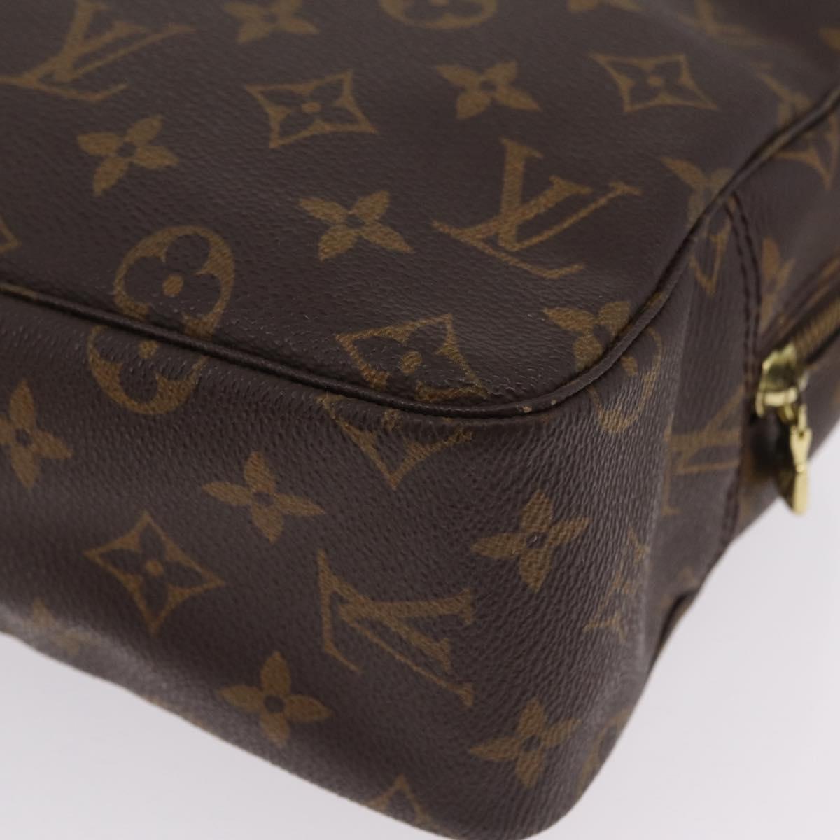 LOUIS VUITTON Monogram Trousse Toilette 28 Clutch Bag M47522 LV Auth ki6941V